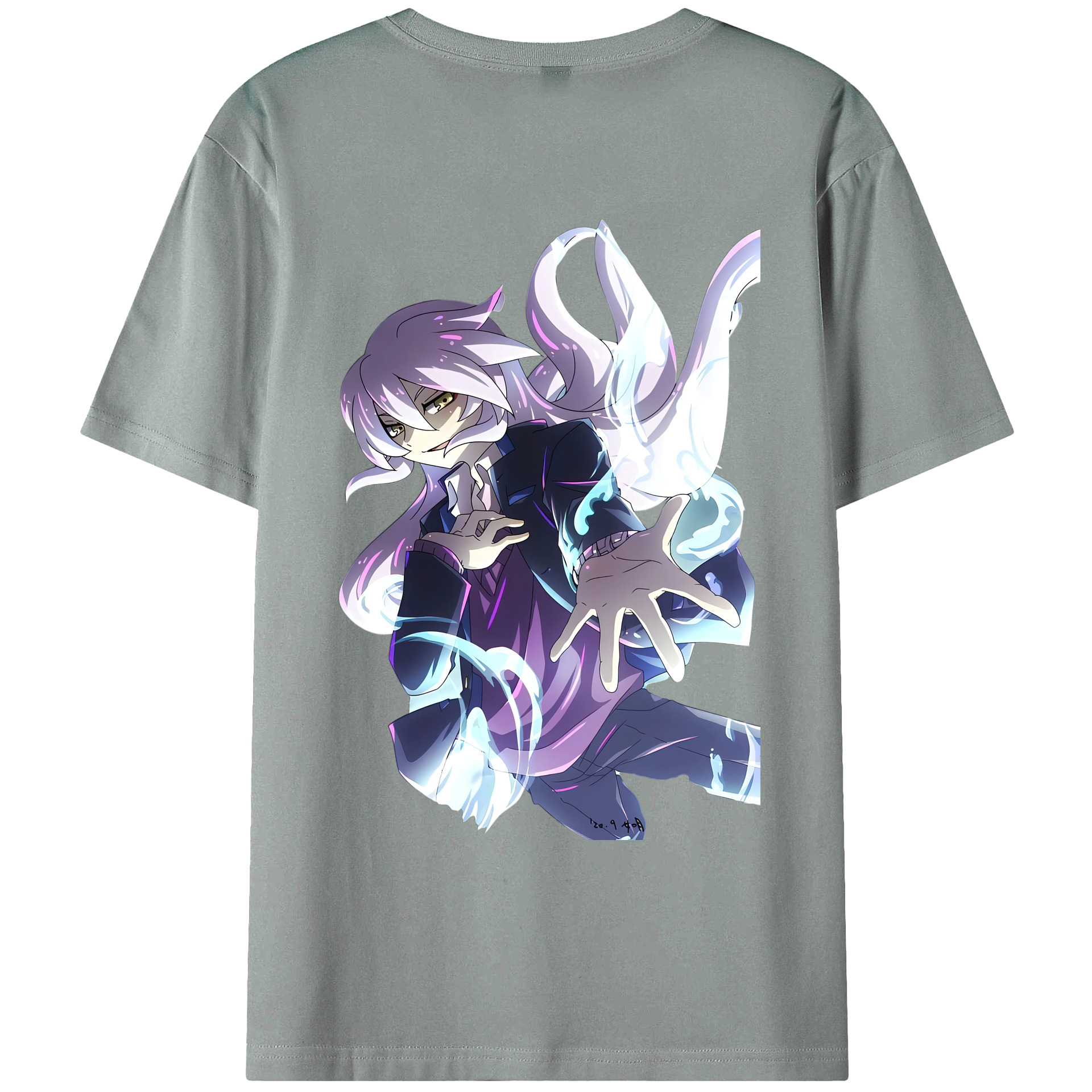 （画像用） 妖怪ウォッチ Yo-kai Watch 綿100％ メンズ半袖Tシャツ（バックプリント） 通気性